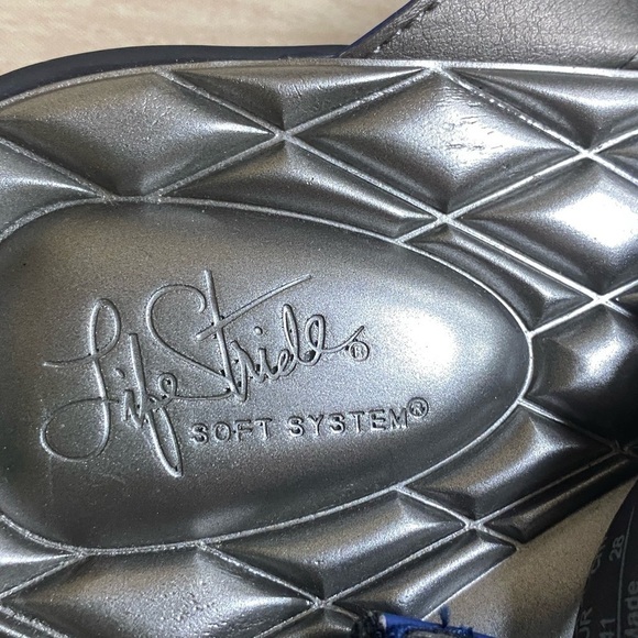 Life Stride Progress Blue Sandals Women Size 11 Active Arch - Picture 3 of 6